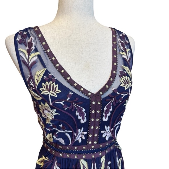 Anthropologie Moulinette Soeurs Embroidered Alicante Dress 2 - Picture 11 of 14